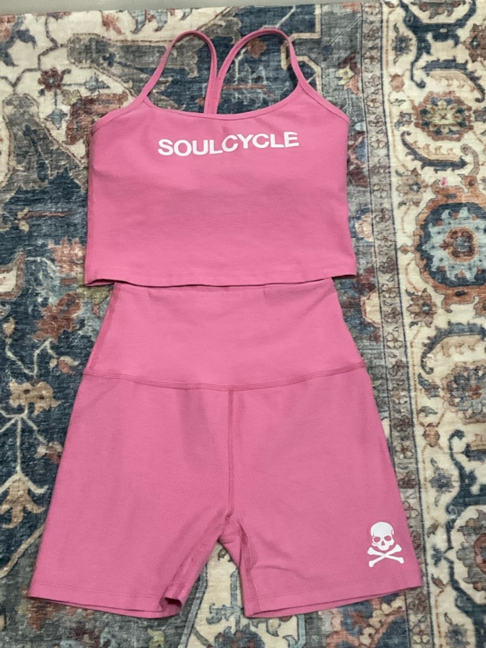 Beyond Yoga Size M-Bike Short & Crop Tank set